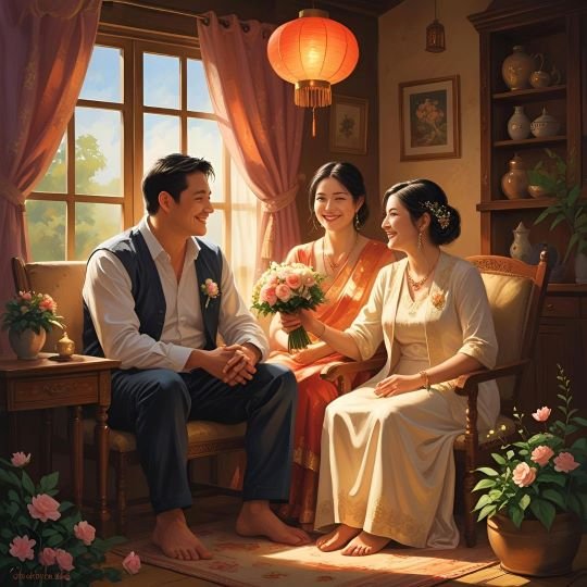 Parents accept love marriage