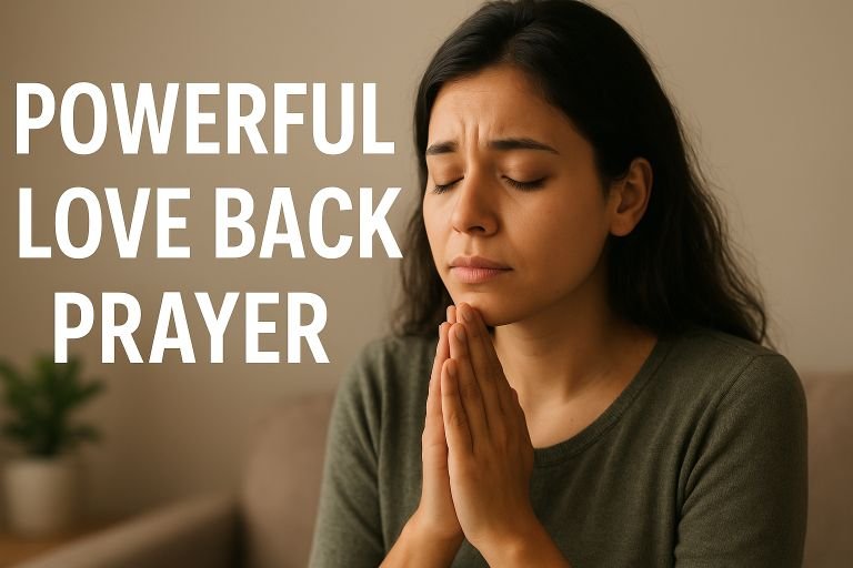 Powerful Love Back Prayer